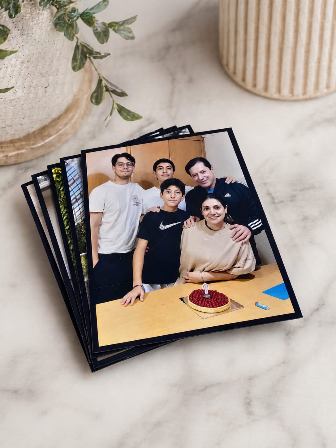 MOTHER'S DAY | Personalized Fridge Magnets with Your Photos | Custom Photo Printing Gift for Mom | Set of flexible Magnets