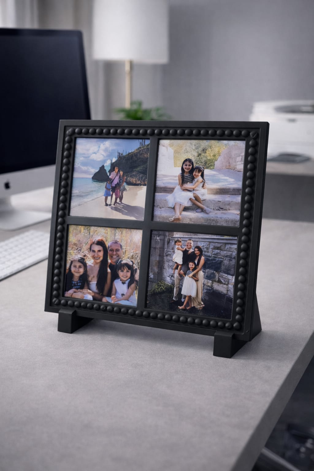 MINI MINIMALISTIC Photo Frame - Holds 4 - 2.5x2.5in Magnets