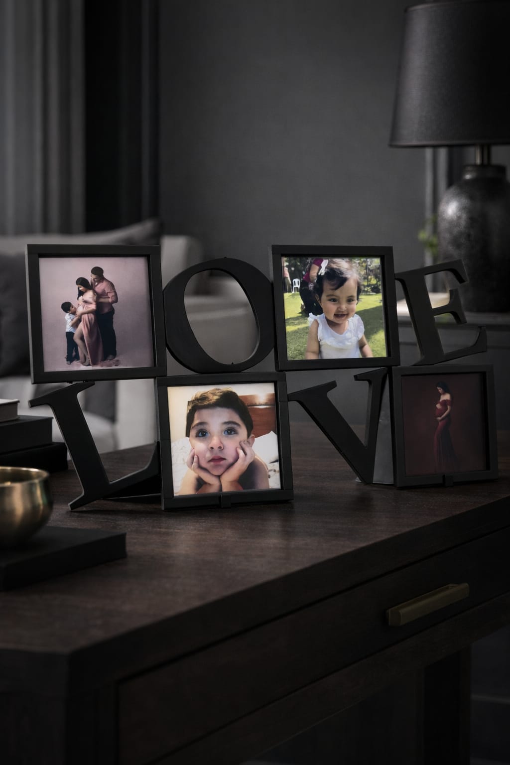 LOVE Photo Frame – Holds 4 - 2.5x2.5in Magnets