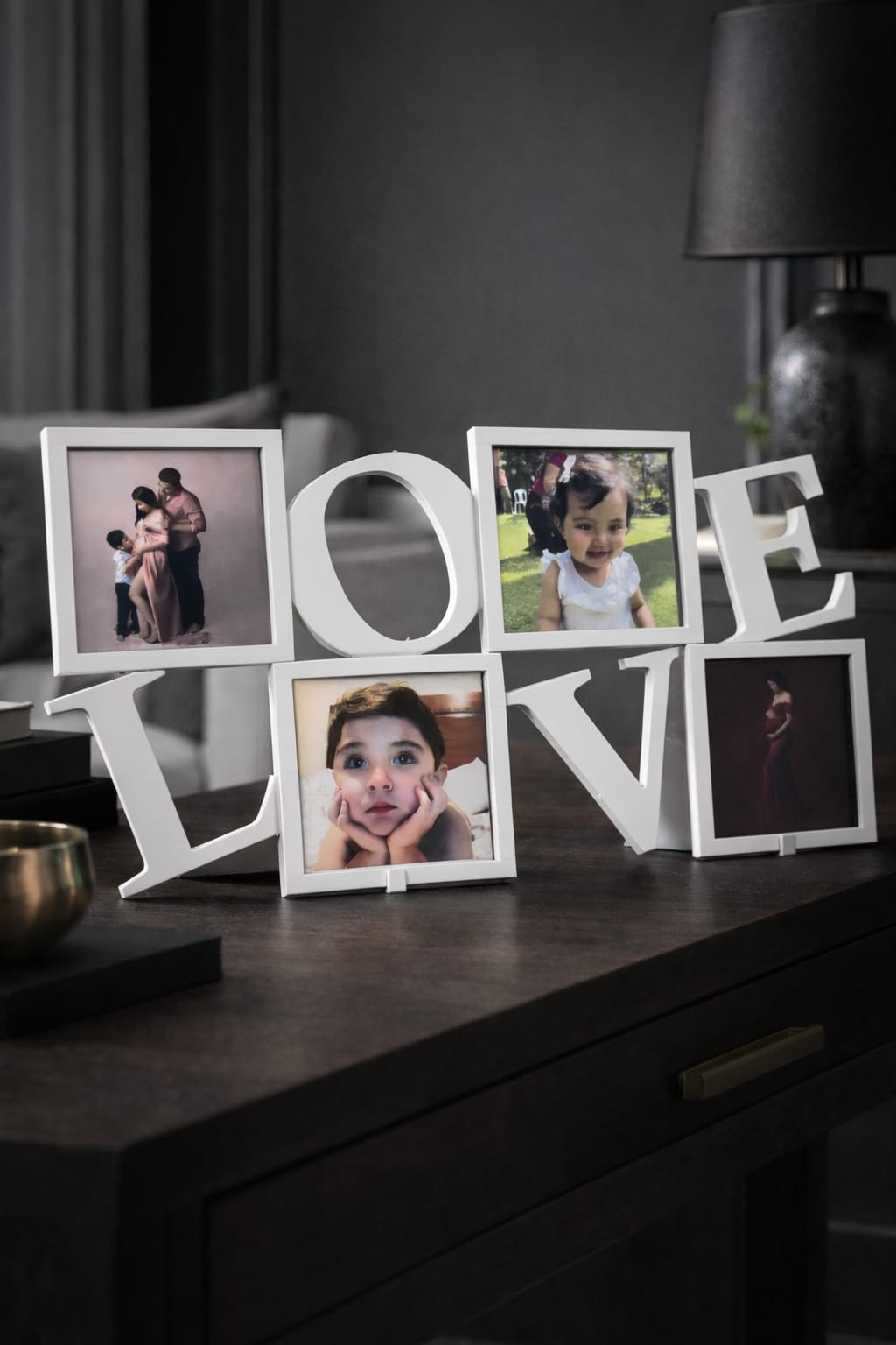LOVE Photo Frame – Holds 4 - 2.5x2.5in Magnets