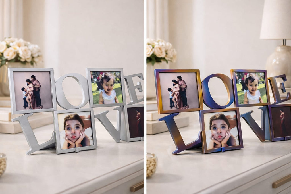 LOVE Photo Frame – Holds 4 - 2.5x2.5in Magnets