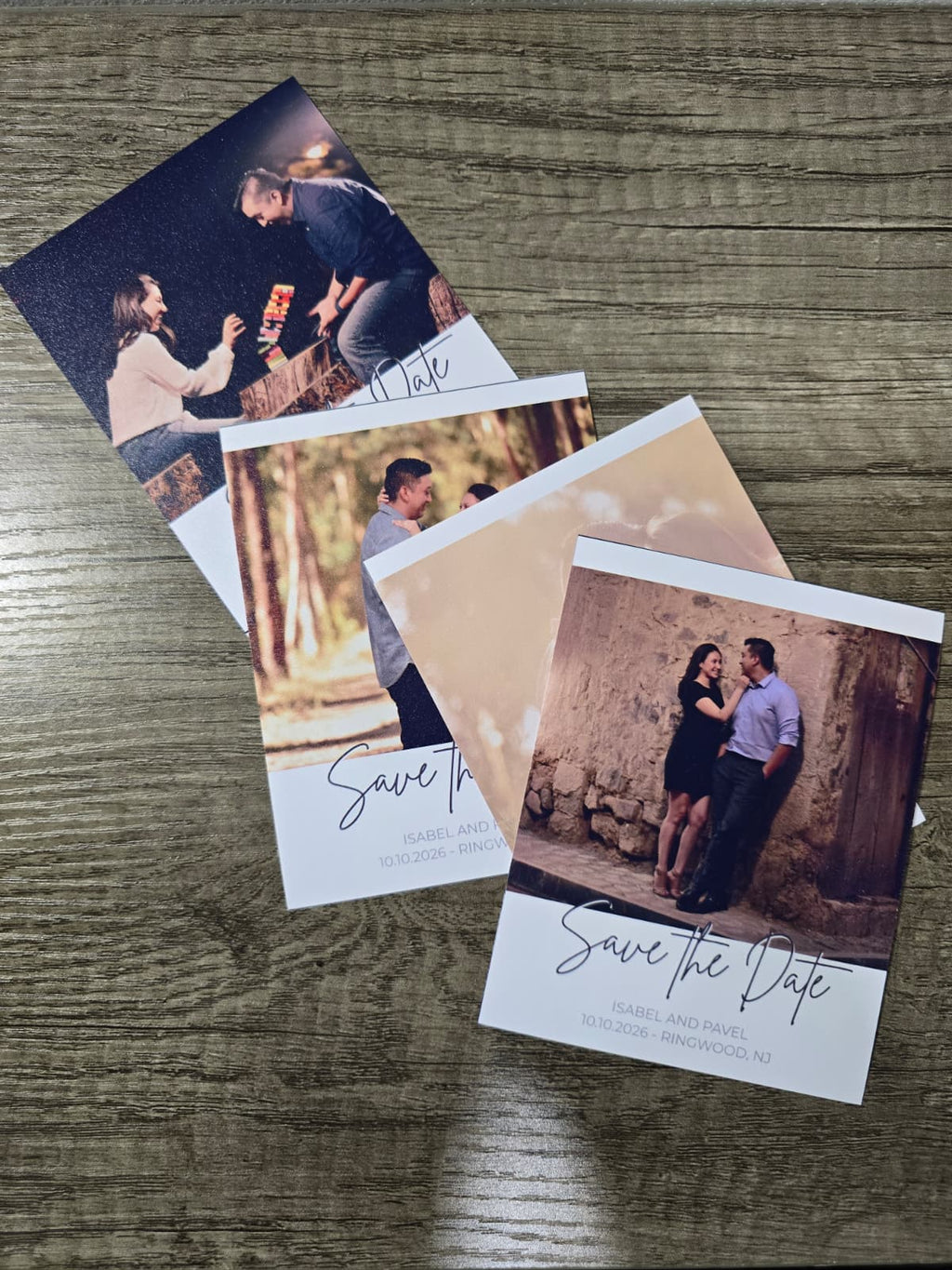 SAVE THE DATE Photo Magnets, Wedding Favors with Envelope. + Envelope Included