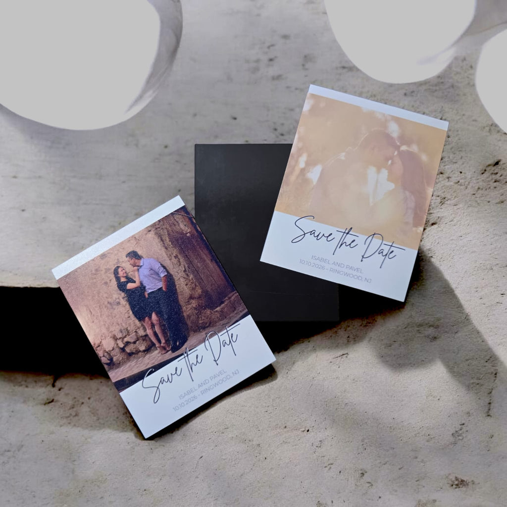SAVE THE DATE Photo Magnets, Wedding Favors with Envelope. + Envelope Included