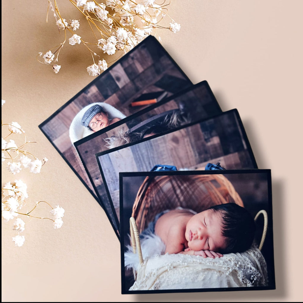 CUSTOM 1st BIRTHDAY Photo Magnet - Personalized Baby Picture Keepsake