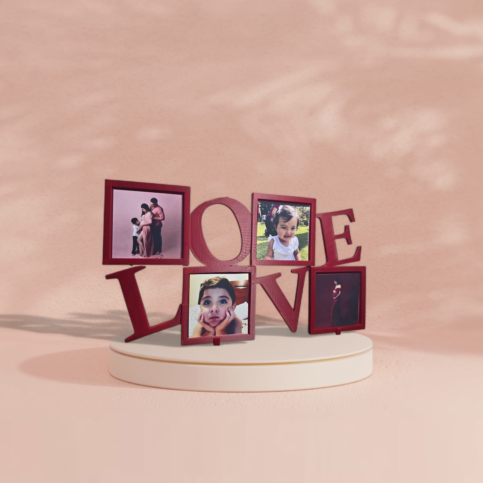 LOVE Photo Frame – Holds 4 - 2.5x2.5in Magnets