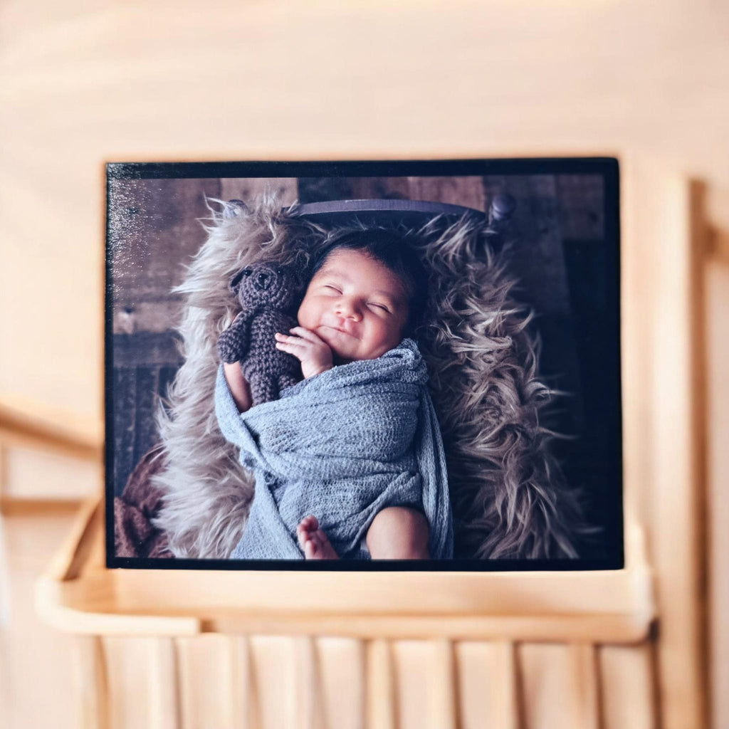 CUSTOM 1st BIRTHDAY Photo Magnet - Personalized Baby Picture Keepsake