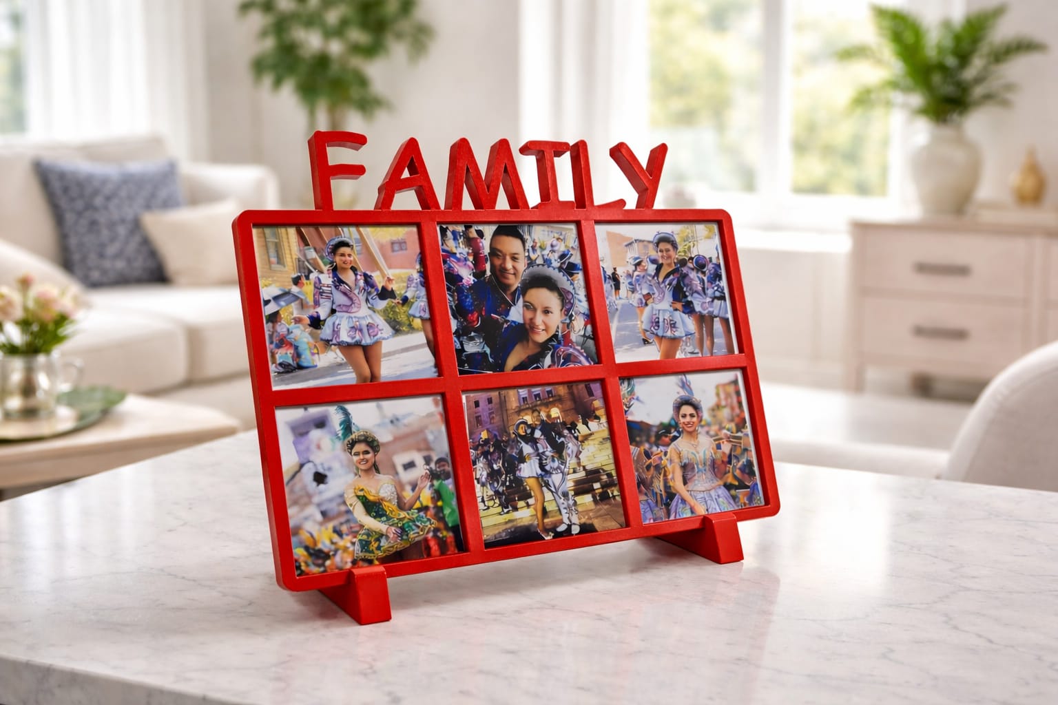 FAMILY - Magnetic Photo Frame for Photo Magnets 2.5x2.5inch