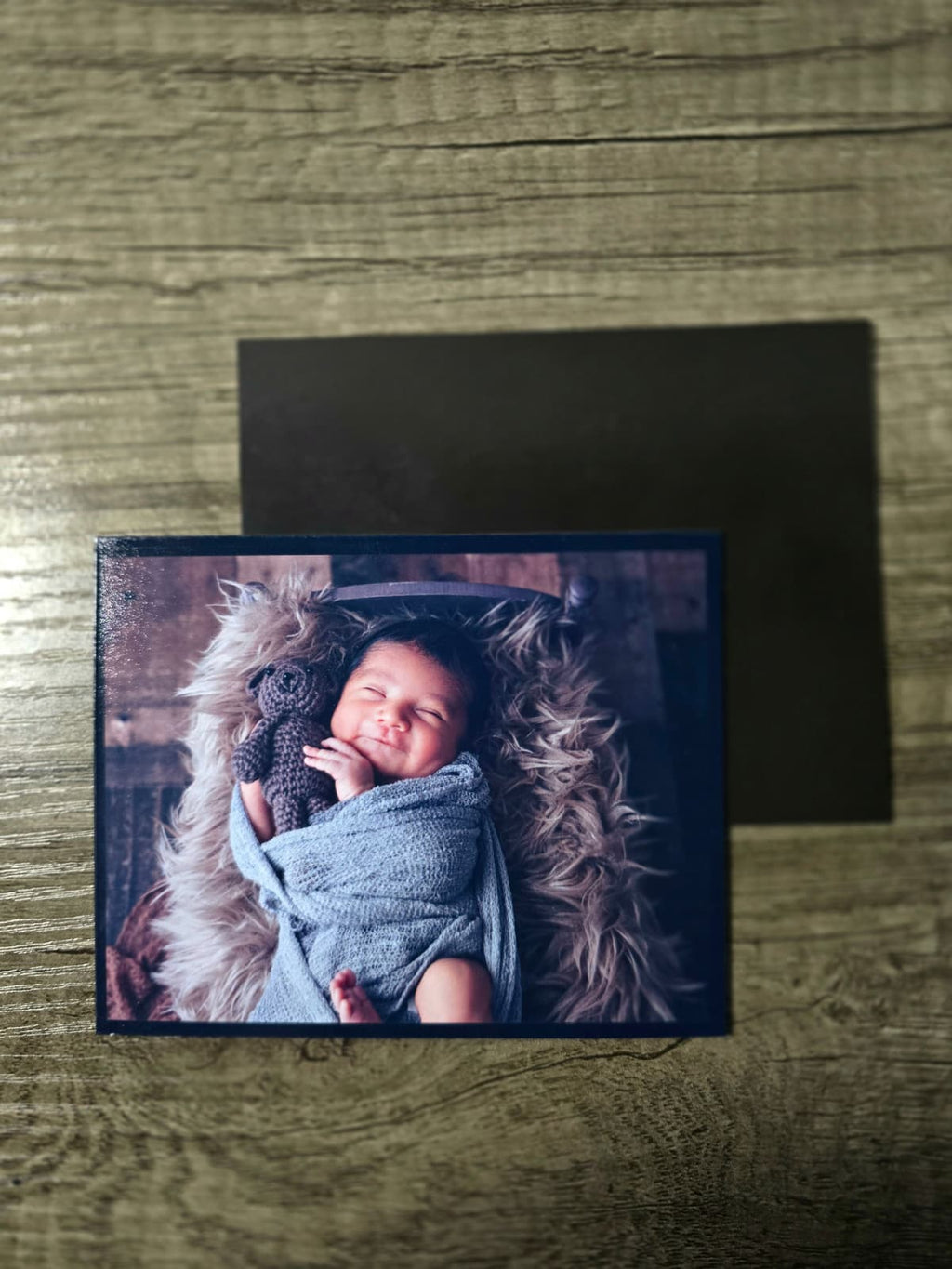 CUSTOM 1st BIRTHDAY Photo Magnet - Personalized Baby Picture Keepsake