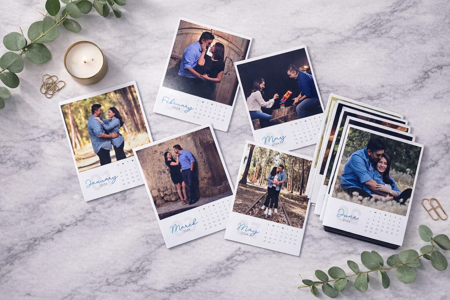 Personalized 2026 Photo Calendar Magnet