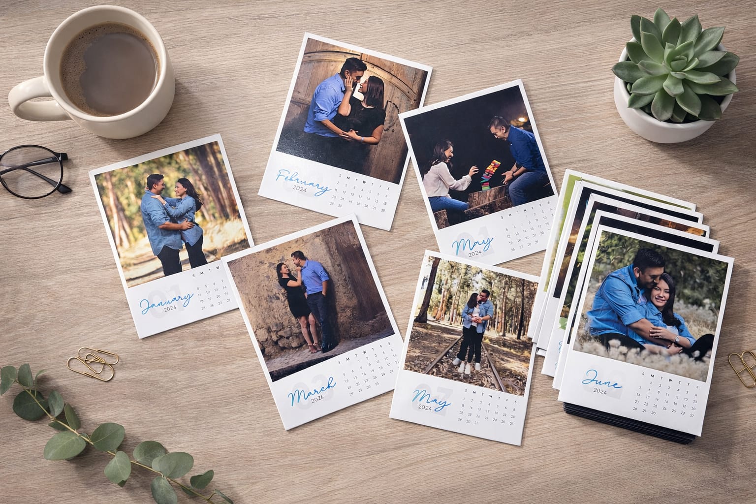 Personalized 2026 Photo Calendar Magnet